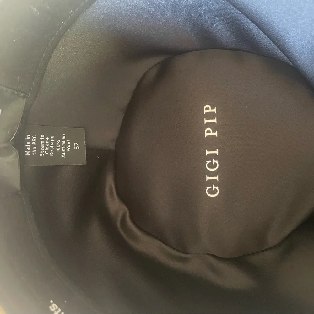 GIGI PIP Cream and Brown Rancher Hat - Picture 3 of 4